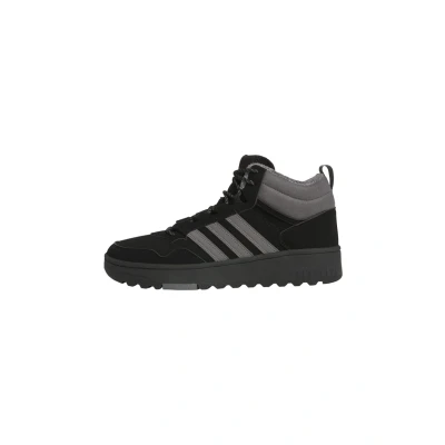 Image of adidas Unisex Hoops 4.0 MID Shoes, Core Black/Grey Four/Core Black, 7 UK