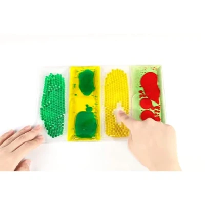 Image of Sensory Squishy Gel Pad Water Beads Toys for Autism Liquid Motion Visual Oil Filled Toy Preschool Special Needs Learning