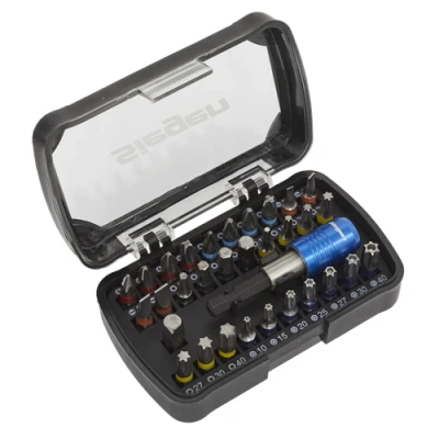 Image of Siegen Power Tool Bit Set 32pc Colour Coded S2