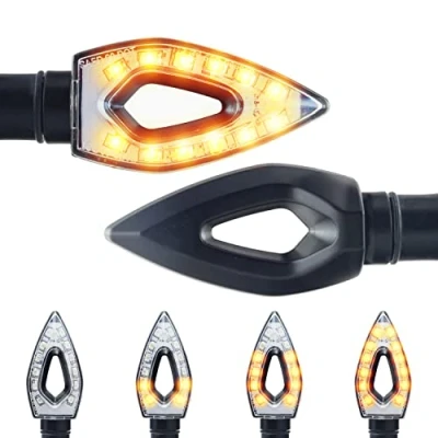 Image of Universal Motorcycle LED Turn Signal Running Light Effect (E Approved) / Scooter Indicator (ECE) (V4)