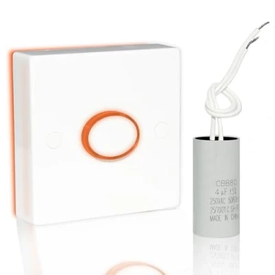 Image of Energy Saving time lag switch lighting timer delay rundown illuminated adjustable &amp; PFCC Capacitor
