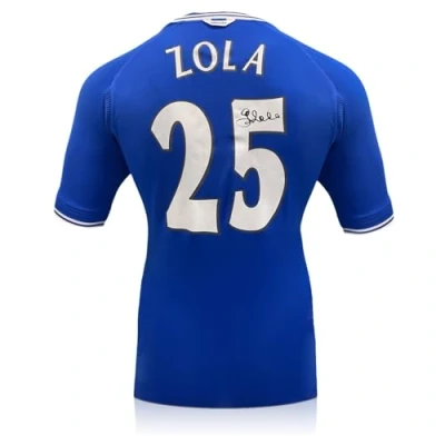 Image of Exclusive Memorabilia Gianfranco Zola Signed Chelsea 2000 Football Shirt