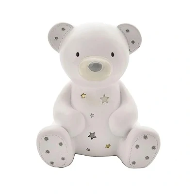Image of Baby Teddy Bear Money Box by Bambino White 3248