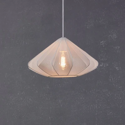 Image of EGLO Dolwen pendant light, white, Ø 42.5 cm
