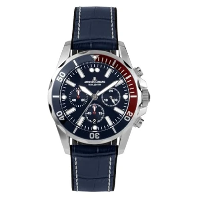 Image of Jacques Lemans Mens Chronograph Liverpool Diver 1 2091B