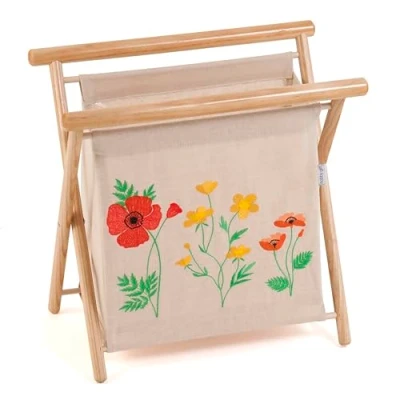 Image of Hobby Gift Foldable Knit Sew, Embroidered, Wildflowers (HGKSE)