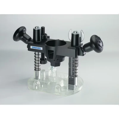 Image of Dremel 2.615.033.5JA 335 Plunge Router Rotary Tool Attachment for Precision Routing, Cutting, Drilling, Trimming and Inlay Work, Black