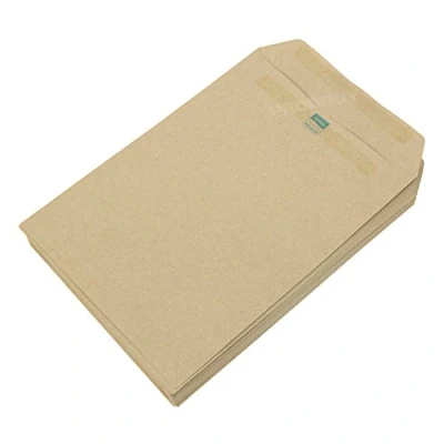 Image of [Box of 500] C5 Envelopes Manilla Plain 80gsm Self Seal Office A5 Brown Envelope Pack