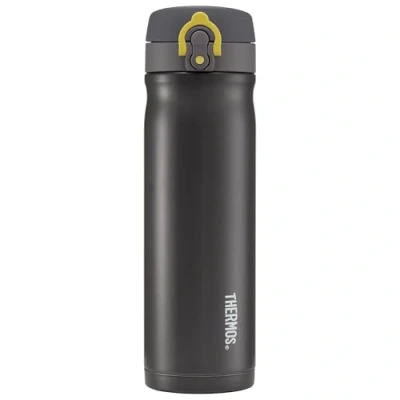 Image of Thermos, Direct Drink Flask, Charcoal, 470 ml