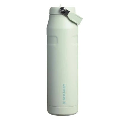 Image of Stanley IceFlow Flip Straw 2.0 Water Bottle 36 oz Built In for Travel and Sports Lightweight Leak Resistant Insulated Stainless Steel BPA Free Mist