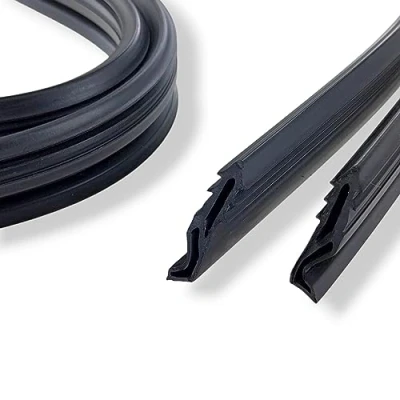 Image of DL pro Rubber Seal for Beko Dishwasher (1749190200) 3 Sided Door Seal, 1625 mm, Black