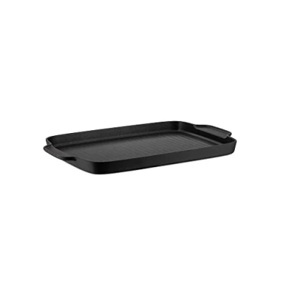Image of Alessi Mami 3.0 SG123 / 38 Grill pan in non stick aluminum, black
