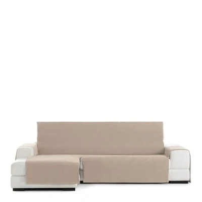 Image of Eysa Rabat practica chaise longue cover 240cm., color 01/camel, left frontal view