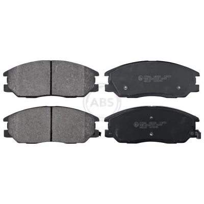 Image of 581013EU00 Brake pad set A.B.S. 37566 with acoustic wear warning HYUNDAI: Trajet