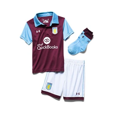 Image of Aston Villa Kids Mini Home Kit 2016 17 (Claret/Blue, 12 18 Months)