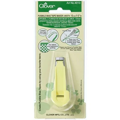 Image of Clover Fusible Bias Tape Maker 12mm, 12, Yellow