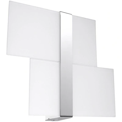 Image of Massimo 2 Light Flush Wall White, Chrome, G9
