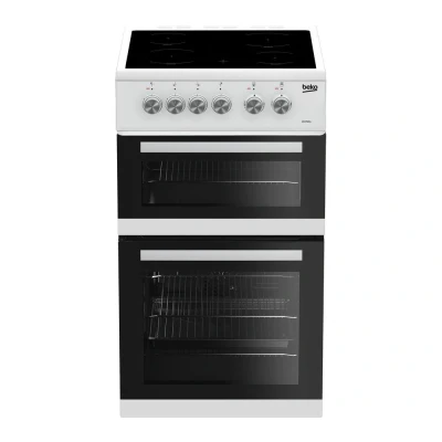 Image of Beko KDVC563AW 50cm Electric Cooker with Ceramic Hob White