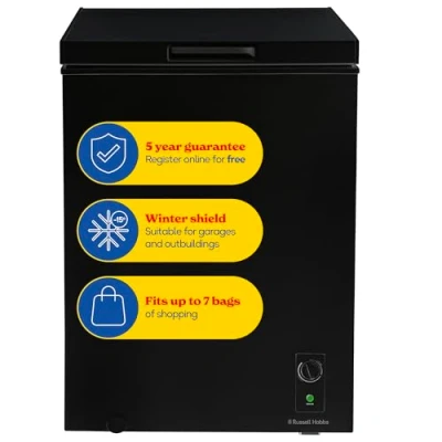 Image of Russell Hobbs RH142CF0E1B freezer Freestanding 143 L E Black