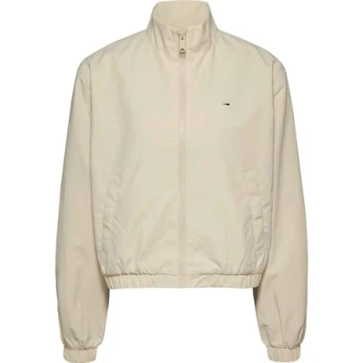 Image of Tommy Jeans Women&#039;s Transitional Windbreaker, Off White (Newsprint), XL