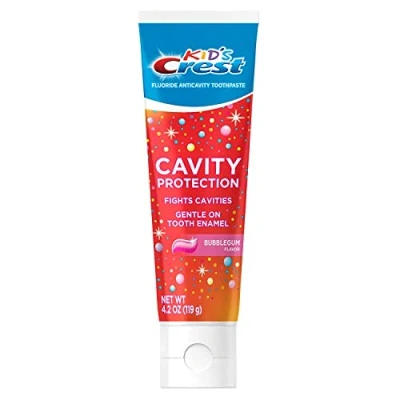 Image of Crest Kid&#039;s Cavity Protection Toothpaste Gel Formula, Bubblegum, 4.2 Ounce