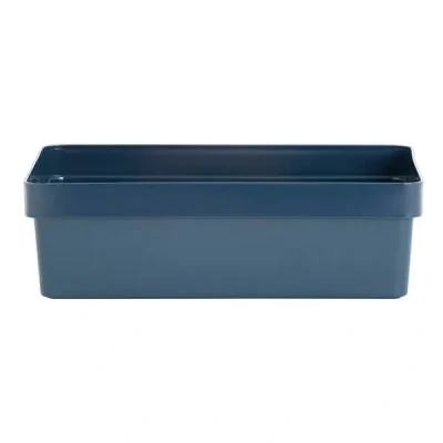 Image of Wham Studio Linen 2.02 Utility Basket Shallow A4 36 x 26 11cm Navy