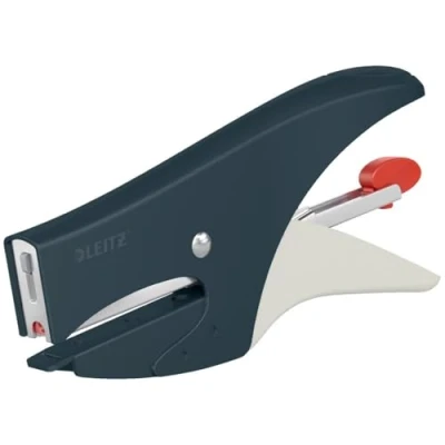 Image of Leitz Stapling Pliers, 15 Sheet Capacity, Back Loading, Including P2 (No.10) Staple, Velvet Grey, 56450089
