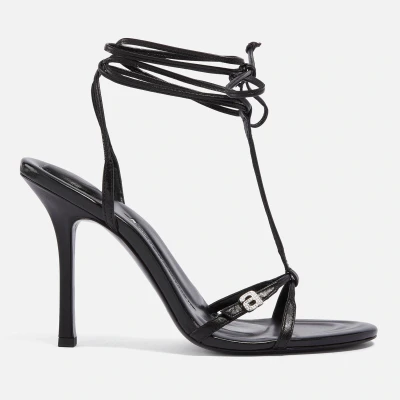 Image of Alexander Wang Women&#039;s Lucienne 105 Leather Heeled Sandals UK 3