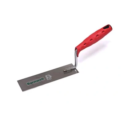 Image of Barnwell Stainless Steel Margin Trowel 2&quot; 50mm Plastering Soft Grip Handle