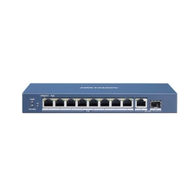 Image of Hikvision Digital Technology DS 3E0510P E network switch Unmanaged Gigabit Ethernet (10/100/1000) Blue Power over (PoE)