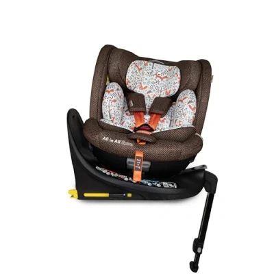 Image of COSATTO All in Extra i Size 360 Spin Rotating Car Seat Swivel, Group 0+123, 0 36 kg, 12years, ISOFIX, ERF, Exclusive Anti Escape System (Foxford Hall)