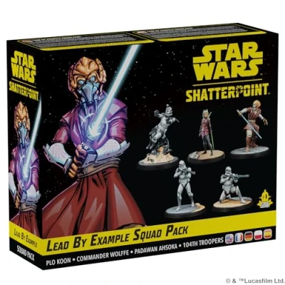 Image of Atomic Mass Games Star Wars Shatterpoint Lead by Example Squad Pack Tabletop Miniatures Game, Strategy Game for Kids and Adults, Ages 14+, 2 Players, 90 Minute Playtime, Made, AMGD1016