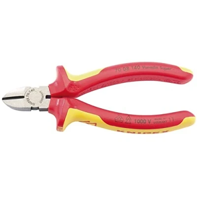 Image of Knipex 31925 140mm Fully Insulated Diagonal Side Cutters