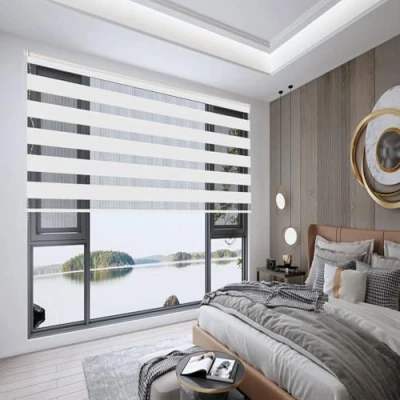 Image of Portable Blackout Blinds 70 x 250 cm Adjustable and UV Protection Black Out Customized Blind Easy to Install Fittings Included for Windows Room Darkening, White