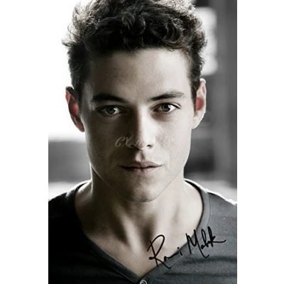 Image of RAMI Malek Signed Photo Print 12 X 8 INCHES (A4)