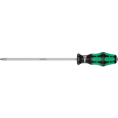 Image of Wera 355 PZ Kraftform Lasertip screwdriver, Pozidriv 2 x 200 mm, 05009317001