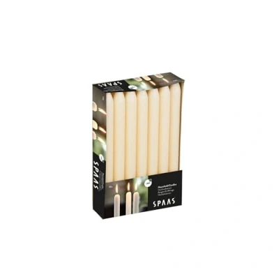 Image of Spaas 14 Tapered Dinner Candles 21/220 mm, ± 8 Hours, Unscented, Ivory