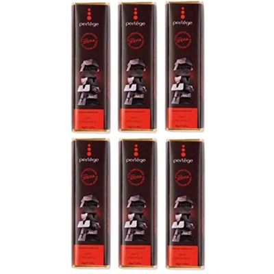 Image of Perlege No Added Sugar Chocolate with Stevia (Dark Chocolate, 6 bars)