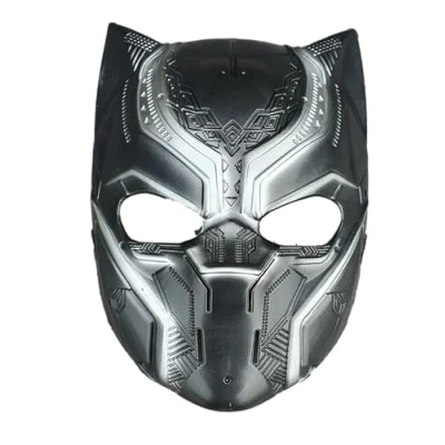 Image of Fat catz copy Plastic Superhero Panther Dressing Up, Fancy Dress Mask, Cosplay Halloween for Kids or Adults