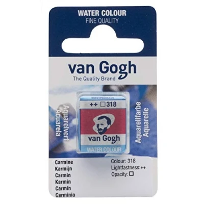 Image of Van Gogh Watercolour Half Pan Carmine Series 1