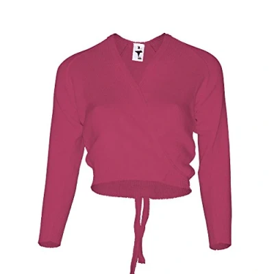 Image of Starlite Plum Crossover Cardigan Long Sleeve 26&quot;