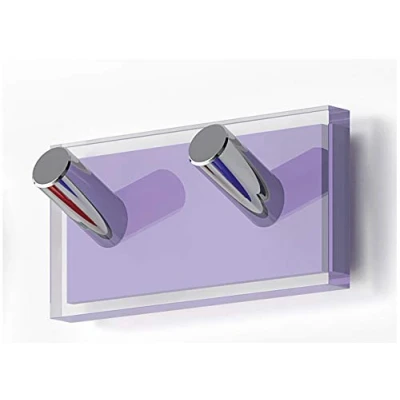 Image of Gedy Hangers, Made of thermoplastic resin, Transparent, Purple, Doble