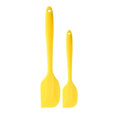 Image of Silicone Spatula, 2pcs Spatulas for Cooking Mixing Batter Scraper Baking Tools Cooking, Baking,