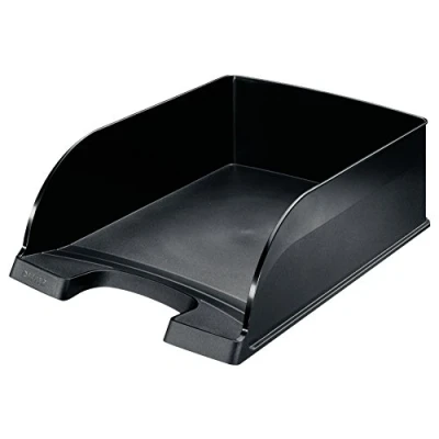 Image of Leitz A4 Letter Tray, Jumbo, Black, Plus Range, 52330095