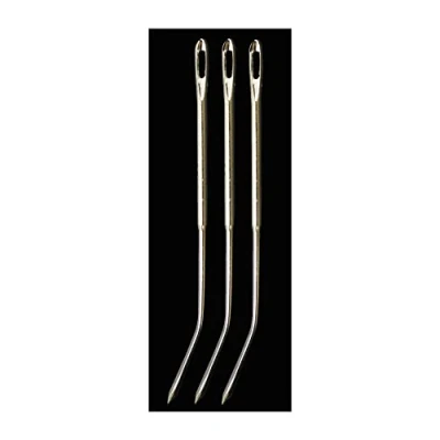 Image of Crafty Hand Sewing Needles Upholstery Sack Mattress Large Repair Sew Needle x3