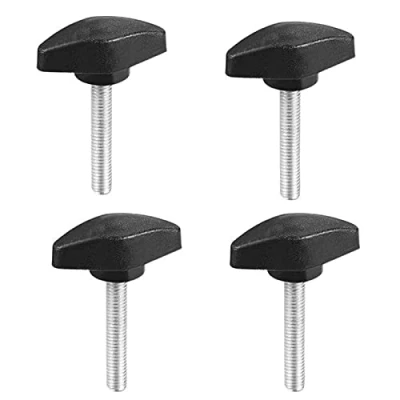 Image of TA VIGOR Handle Knobs Clamping T Shape, M6 x 35mm Gripandles Screw Knob for Machine Tools 4Pcs