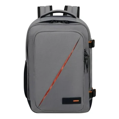 Image of American Tourister Take2Cabin Ryanair Kabinentasche 25 x 20 40 cm, 24 L, 0.40 kg, Handgepäck, Flugzeug Rucksack S Underseater, Grau (Dark Grey)