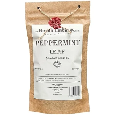 Image of Health Embassy Peppermint Leaf (Mentha x piperita L.) Loose Herbal Tea (50g)