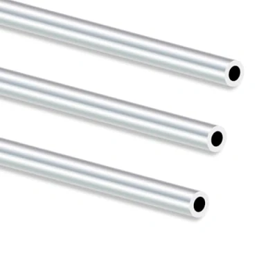 Image of iMeistek 6063 Aluminium Round Tube, 250mm Length 10mm OD 6mm ID Seamless Straight Tubing for Industrial, Decorative, Architectural (3PCS)