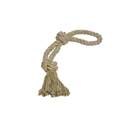Image of Nobby Rope Toy Double Sisal Cotton Mix Natural 55 cm 350 g 2 Knots